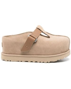 UGG "Goldenstar High Clog" Mule - Natural