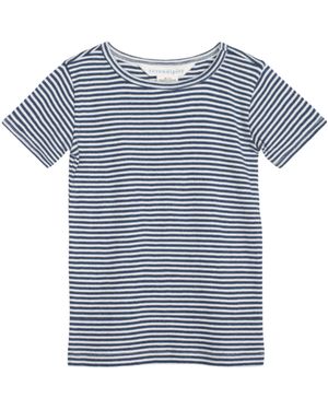 SERENDIPITY ORGANICS T-Shirt Stripe - Blue