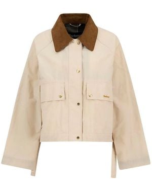 Barbour Medland Showerproof Jacket - Natural
