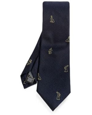 Paul Smith Tie Rabbit 8Cm - Blue