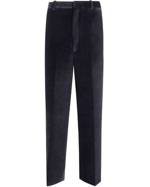 Jil Sander High Waisted Trousers - Blue