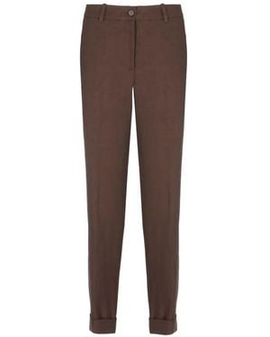 P.A.R.O.S.H. P. A.R. O. H. Pantaloni Cuffed - Brown
