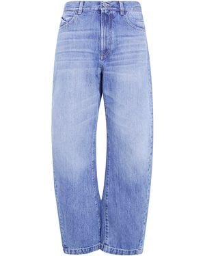 The Attico Jeans Wide Leg "Barrel" - Blue