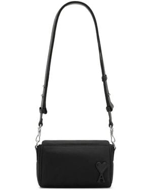Ami Paris Handbag Lunch Box Bag "Marcel" - White