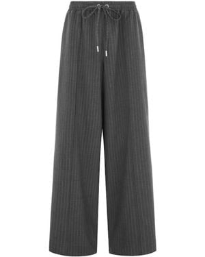 ALIGNE Aubrey Pinstripe Trouser - Gray