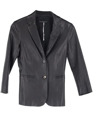 The Row Single-Breasted Jacket - Gray