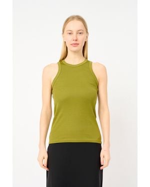 Rohe Racer Back Tank Top - Green