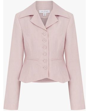 ALIGNE Sophia Fitted Blazer - Pink
