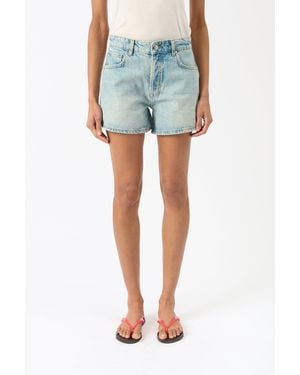 Anine Bing Bleached Dalton Short - Blue