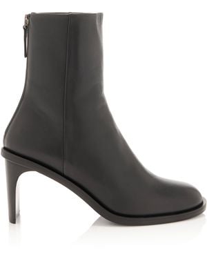 A.Emery Florence Leather Ankle Boots - Black