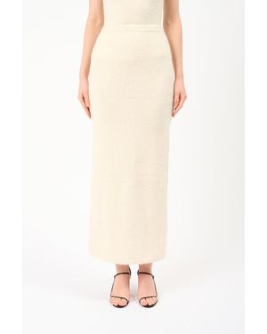 Magda Butrym Knitted Skirt - Natural