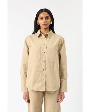 Anine Bing Dante Shirt - Natural