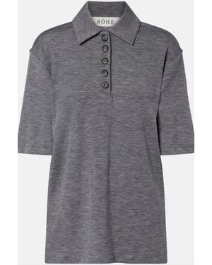 Rohe Merino Polo - Gray