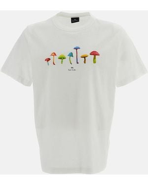 Paul Smith Maglietta Con Stampa - Bianco