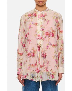 Péro Camicia Floreale - Rosa