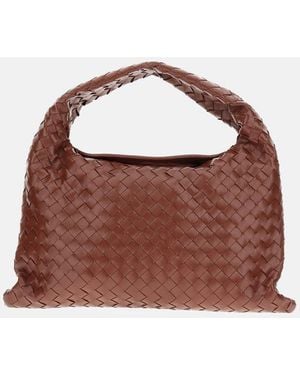 Bottega Veneta Hop Hobo Piccola - Marrone