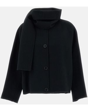 Max Mara Giacca Crop - Nero