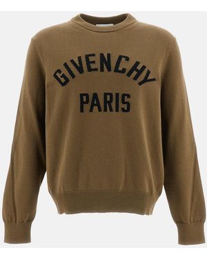 Givenchy Pullover Girocollo Couture Seam - Verde