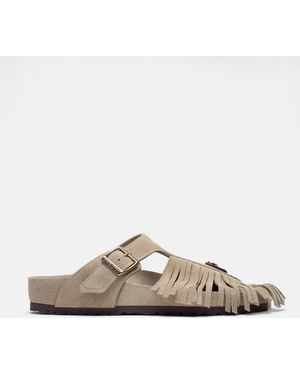 Birkenstock X Etro Gizeh Long Fringes Leve Exq - Neutro