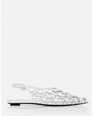 The Attico Ballerina Grid - Bianco