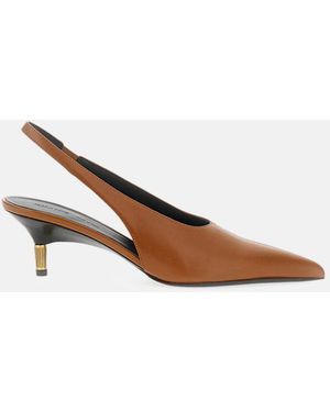 KHAITE Scarpe Bella Pump 55 - Marrone