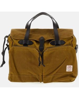 Filson Borsa 24 Hour Tin Cloth - Marrone