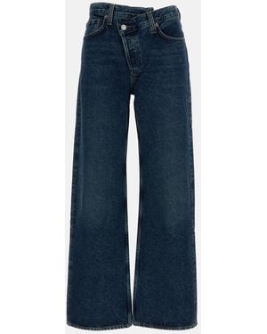 Agolde Arc Criss Cross Jeans - Blu