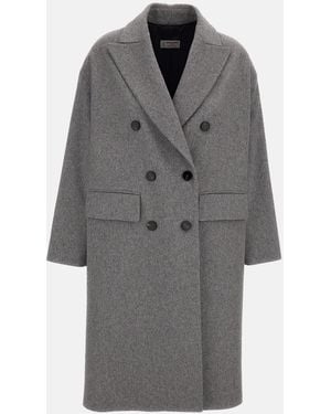 Alberto Biani Cappotto Doppiopetto - Grigio