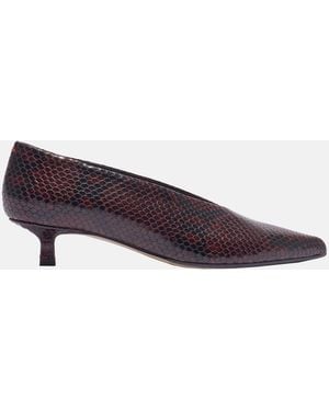 Aeyde Decolleté Clara Snake Print - Multicolore