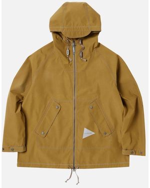 and wander Giacca Con Cappuccio - Marrone