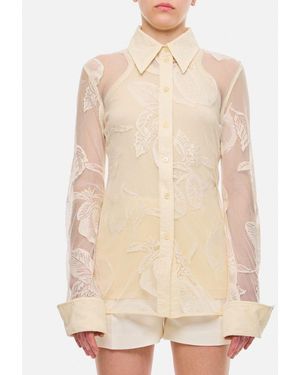 Sportmax Asti Camicia In Pizzo - Neutro