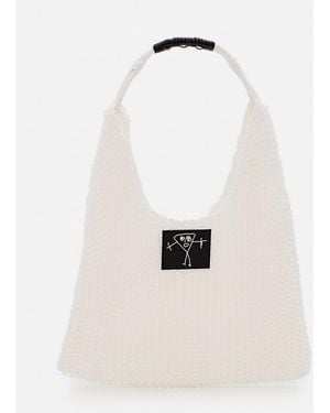 Plan C Shopper Tank Top - Bianco