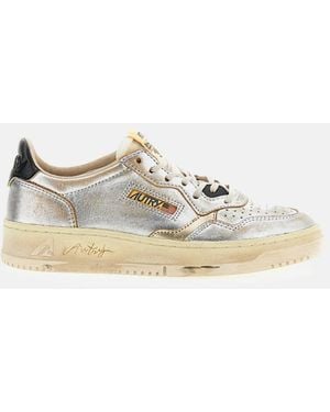 Autry Sneakers Medalist Super Vintage - Metallizzato
