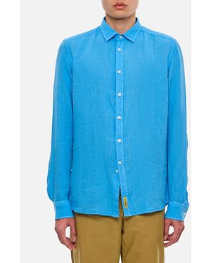 B.D. Baggies Camicia In Lino - Blu