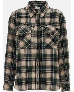 P.A.R.O.S.H. Camicia Western Con Borchie - Multicolore