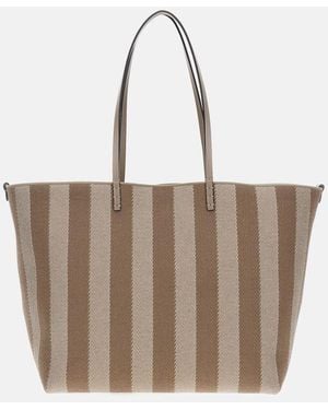 Fendi Roll Large In Tessuto - Neutro