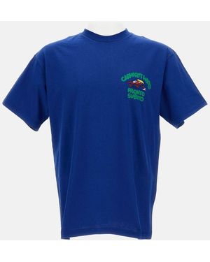 Carhartt S/s Heart Ii Hart T-shirt Organic - Blu
