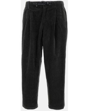 and wander Pantaloni Moleskin 108 - Nero