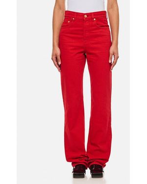 Jacquemus Le De-nãmes Droit Denim - Rosso
