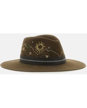 Golden Goose Cappello Fedora - Verde