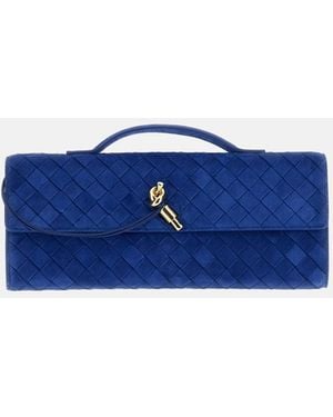 Bottega Veneta Andiamo Clutch - Blu