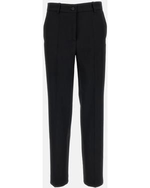 P.A.R.O.S.H. Pantaloni A Gamba Dritta - Nero