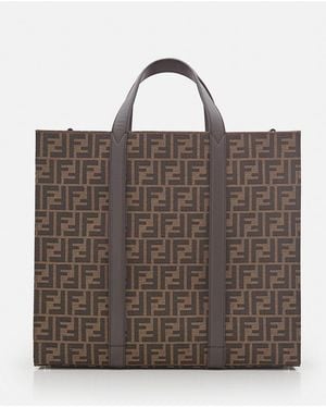 Fendi Ff Borsa Tote - Marrone