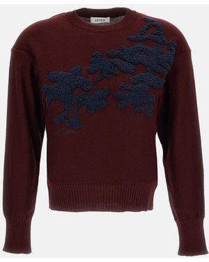 Erdem Maglia Floreale - Rosso