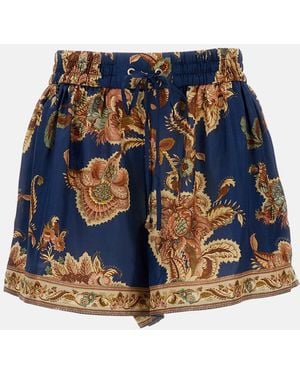 Zimmermann Pantaloncini Ster Relaxed - Blu