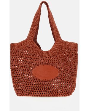 Tod's Borsa Tote Media - Rosso