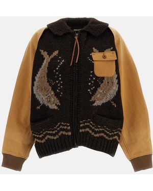 KHOKI Giacca Patchwork - Blu