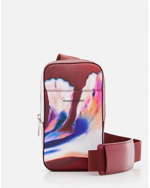 McQueen Custodia Per Iphone In Pelle - Rosso