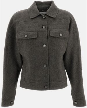 Max Mara Giacca Trucker - Grigio