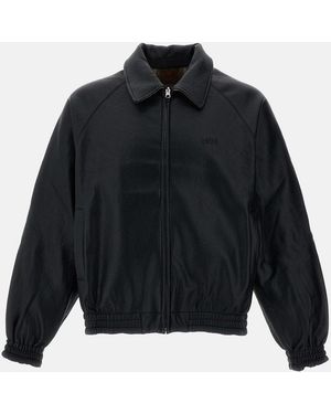 Arte' Giacca Plaid Reversibile - Nero